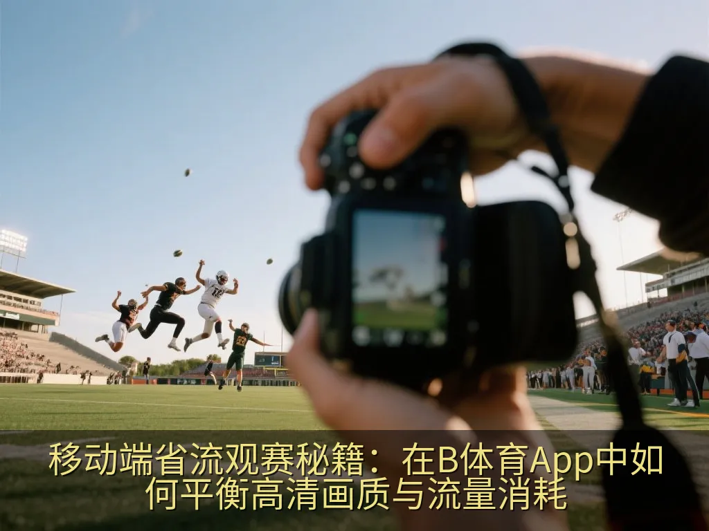 在户外通勤途中使用手机音频模式观赛